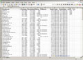 Eine Excel Tabelle mit Adressdaten