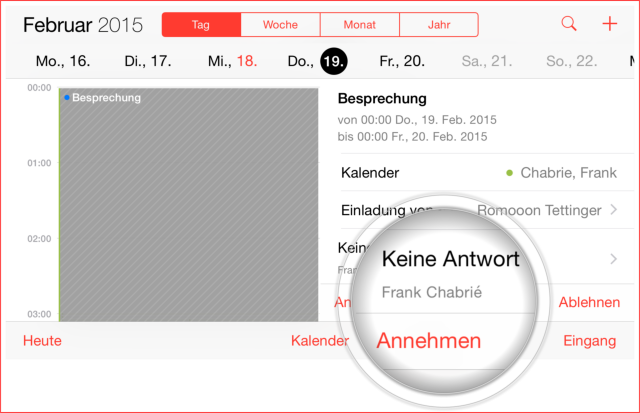 screenshot orga kalenderzusage iphone