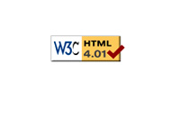 Bild zu Symbol des W3-Gremiums für HTML 4.01 konforme Seiten